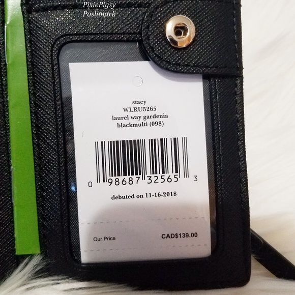🌹NWT Kate Spade Stacy Gardenia Laurel Way Wallet - Picture 4 of 6